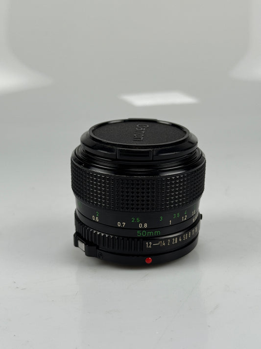 Canon FD 50mm f1.2 Lens