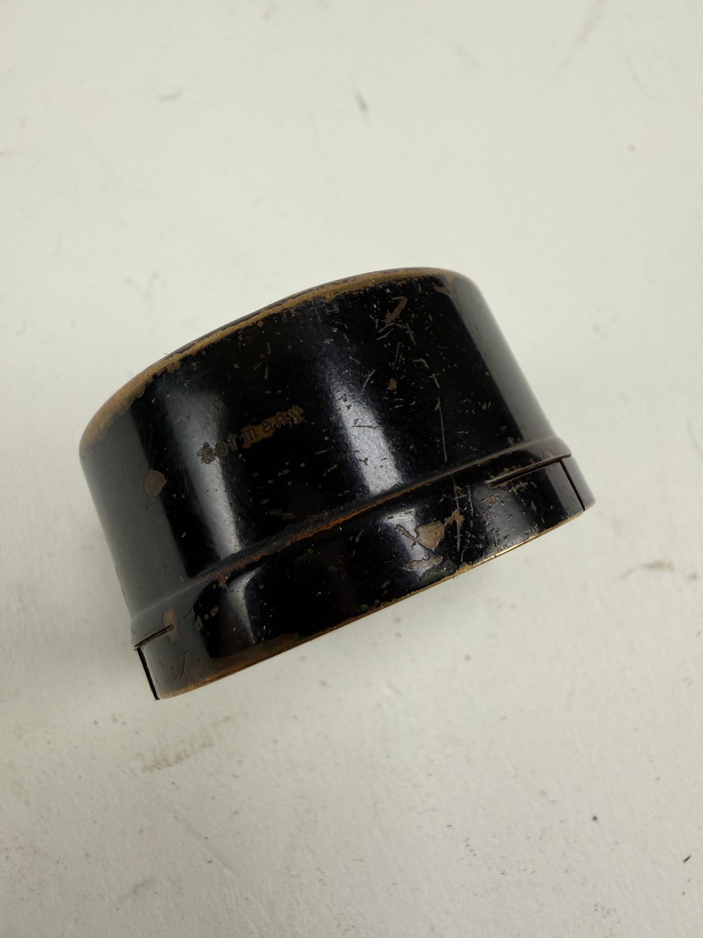 Leica Leitz Wetzlar FISON Elmar 5cm 50mm Lens Hood Black paint Early “Germany”