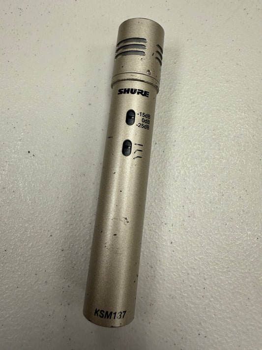 Shure KSM137/SL Cardioid Studio Condenser Microphone