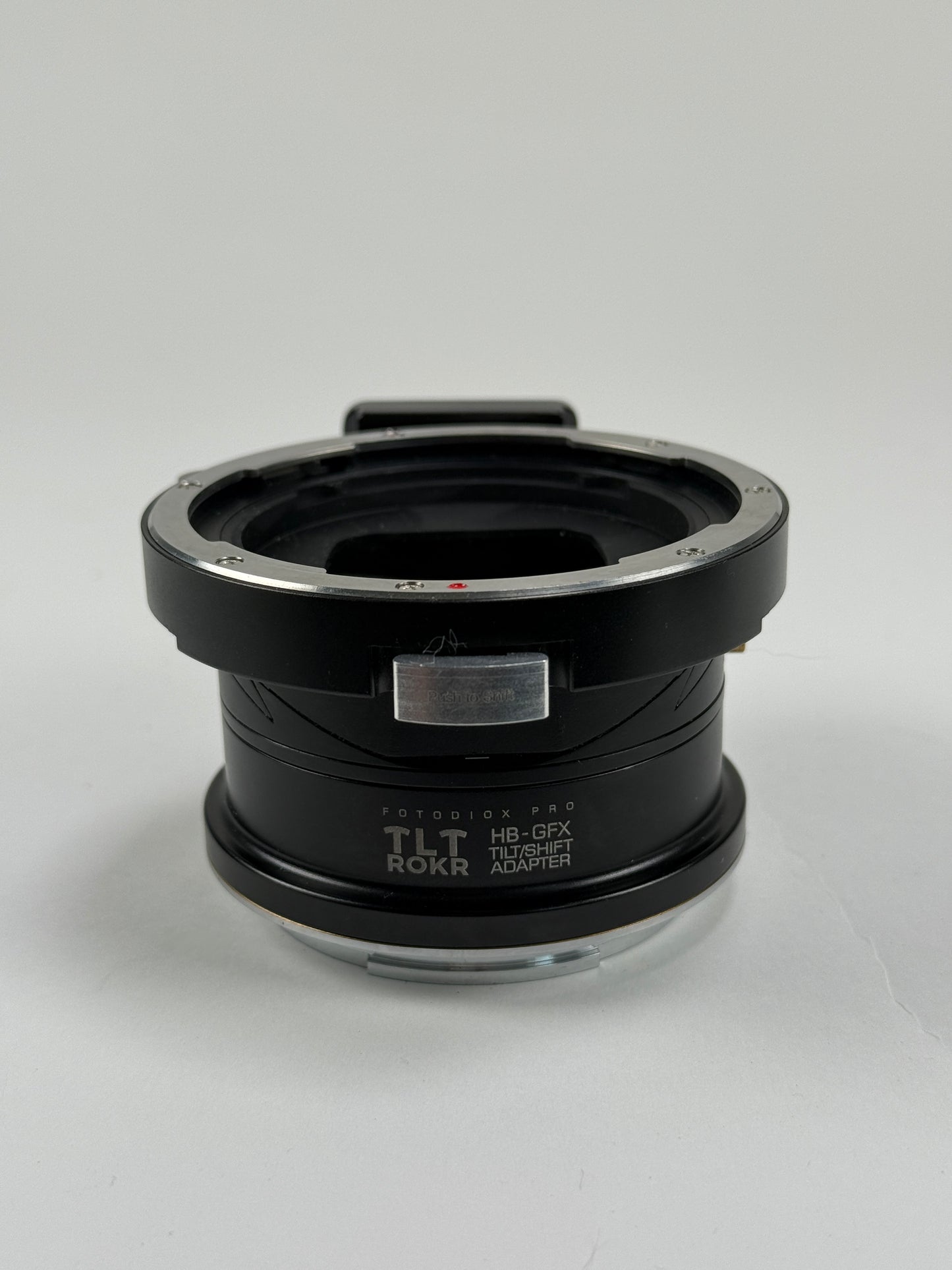 Fotodiox Pro TLT ROKR Tilt-Shift Adapter Hasselblad HB to Fujifilm GFX Body