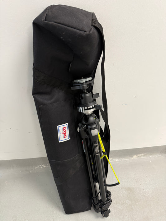 Manfrotto 3001BPRO Tripod w/ 3055 Head Bogen Black Made In Italy