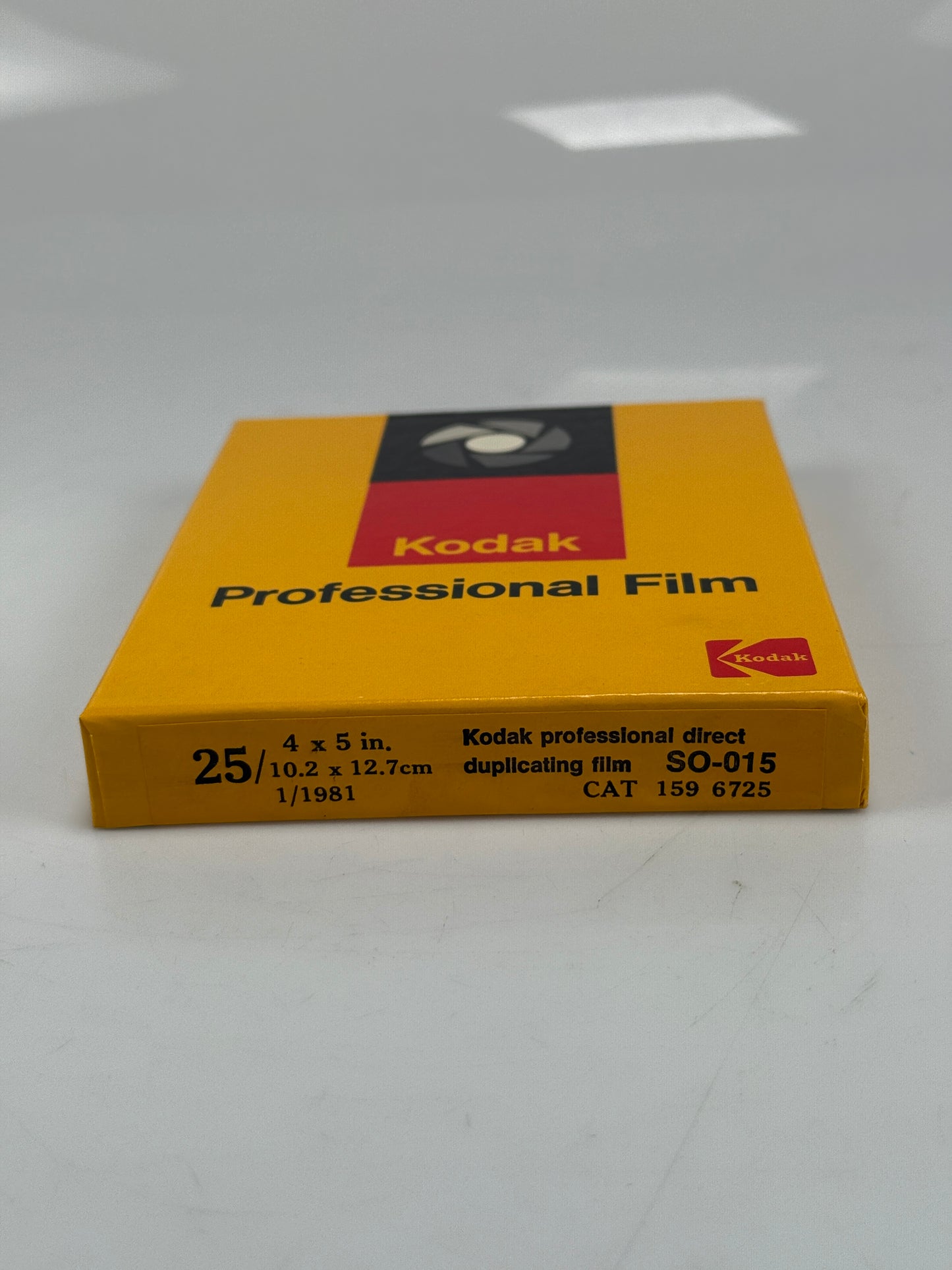 Kodak Professional Film SO-015 Direct Duplicating 25 Sheet 4×5