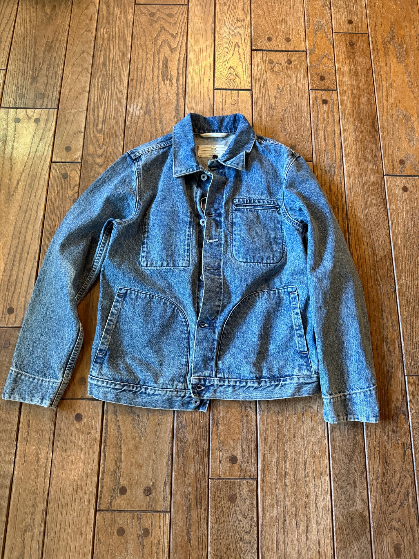Rogue Territory Supply Jacket -  River Wash Indigo, Large