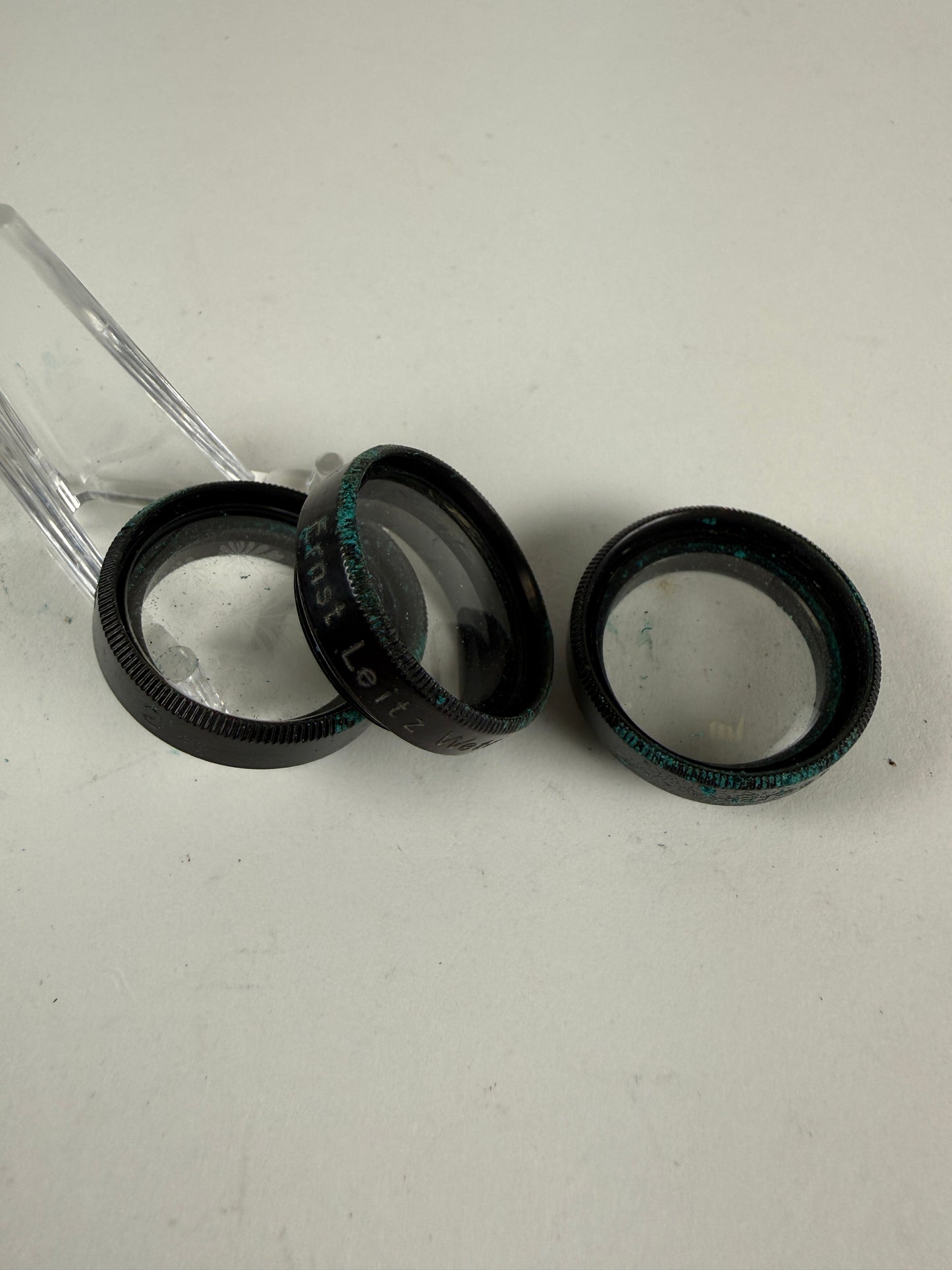 Leica Vorsatzlinsen Close-up set 1, 2, and 3 Filter for elmar Leica I model A