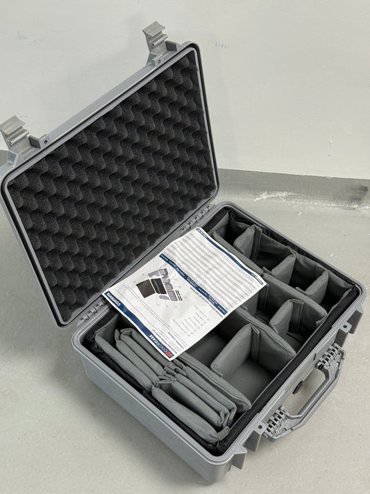 Pelican 1550 Protector Case  20.7 × 17.2 × 8.4"  grey  Water Tight with insert