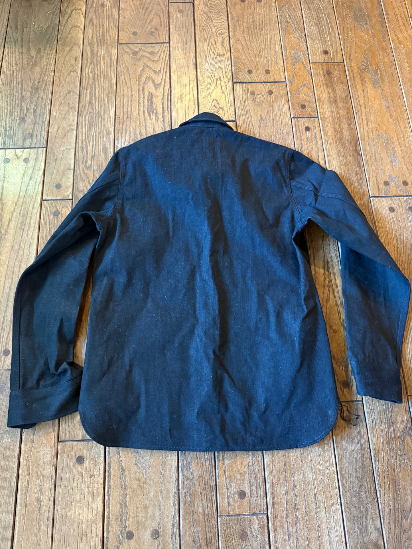 Rogue Territory RGT Japanese Black Denim Service Shirt Jacket $295 – Large