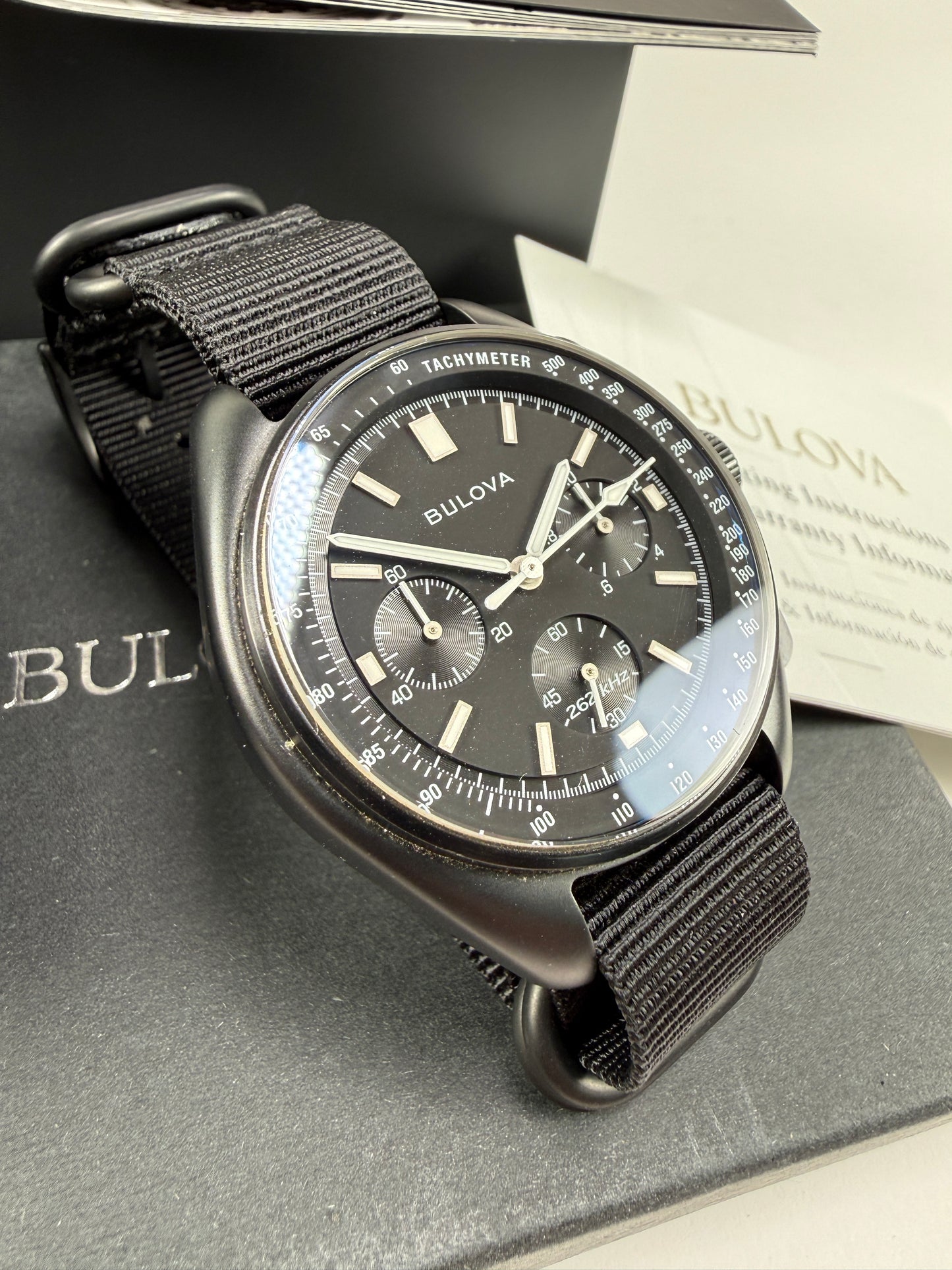 Bulova Apollo 15 July 26th 1971 Men’s Space Special Edition Watch 98A186
