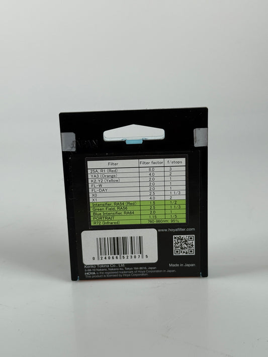 Hoya Green X0 Glass Lens Filter 52mm G (X1)