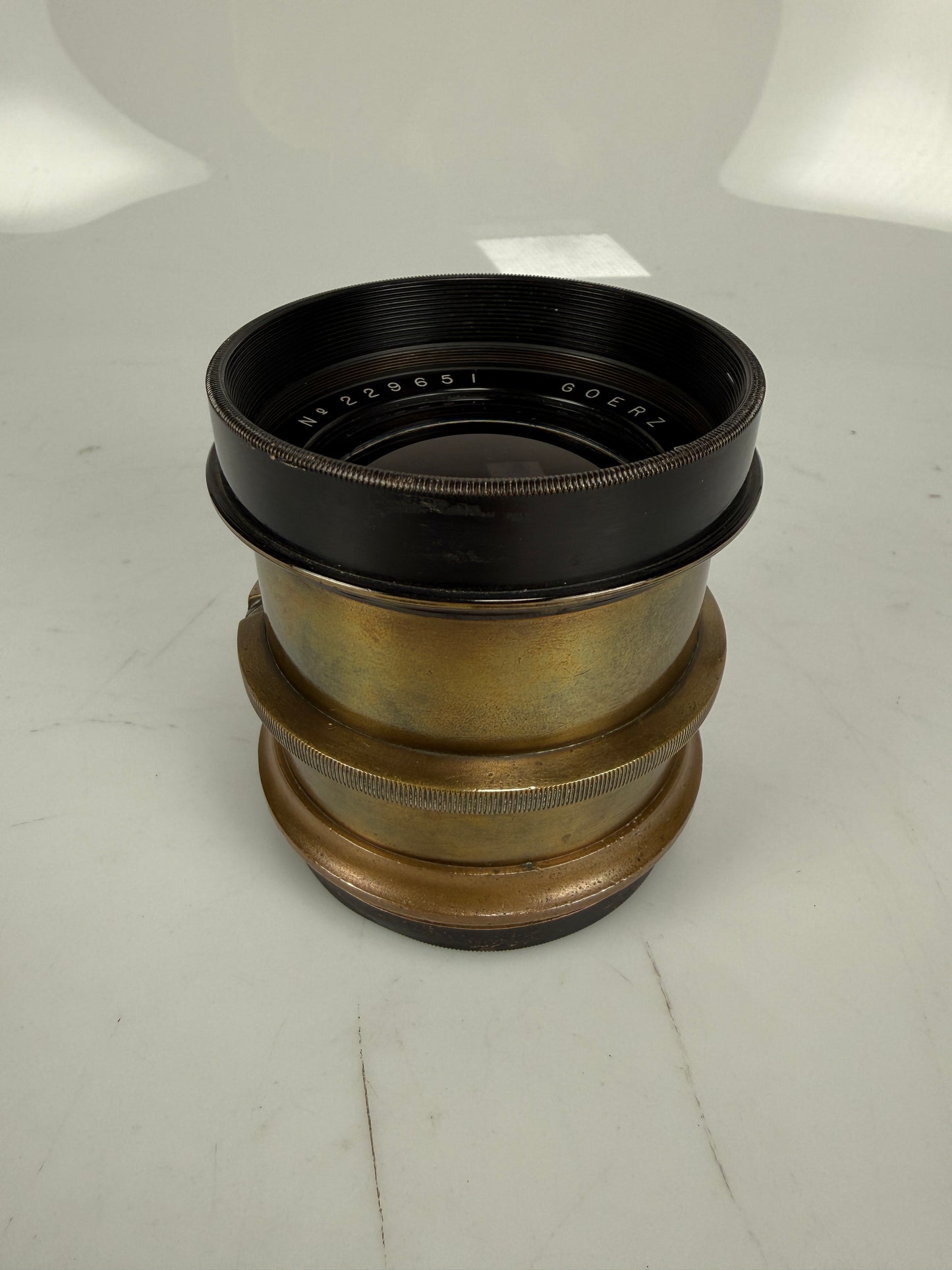 Goerz Dagor Focus 14 inch f7.7 Brass barrel Lens