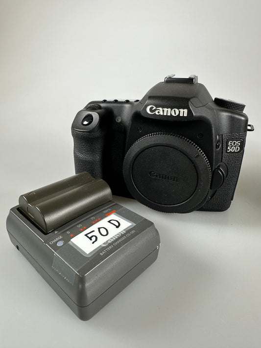 Canon EOS 50D 15.1MP Digital SLR Camera - Black