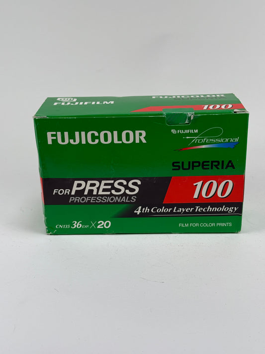 Fujifilm Fujicolor Superia 100 Color Negative Film 35mm Press C-41 Fuji Fujicolor 20 rolls
