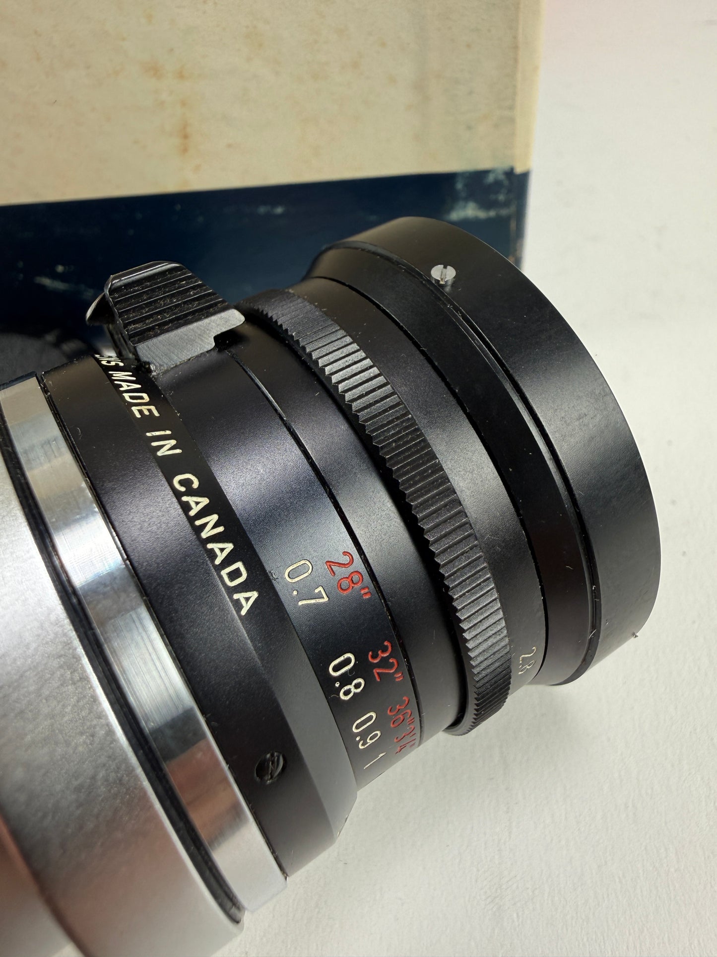 Leica 28mm f2.8 Elmarit V1 9 Element Lens Black Paint Infinity Lock w/ box