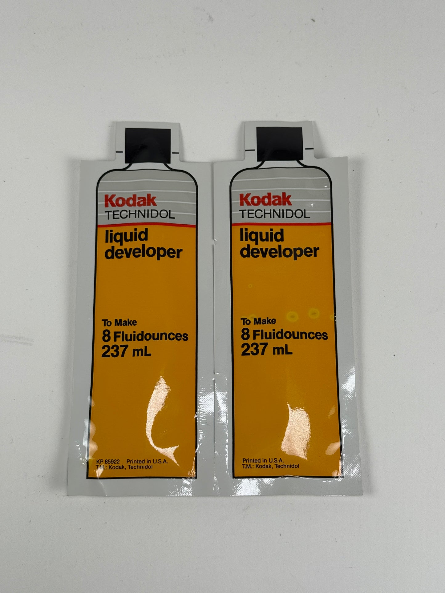 KODAK TECHNIDOL LIQUID DEVELOPER 8OZ. 2 packs