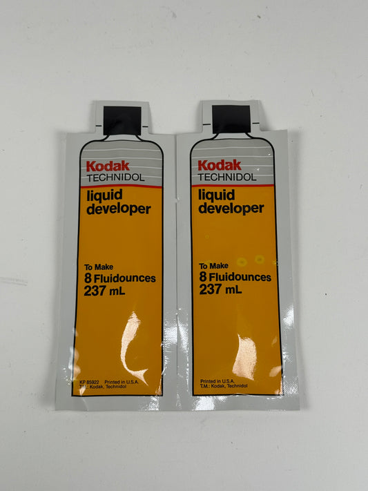 KODAK TECHNIDOL LIQUID DEVELOPER 8OZ. 2 packs