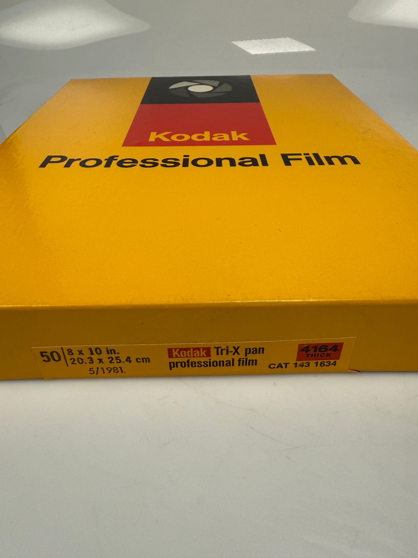Expired 8x10 KODAK 4164 Tri-X Pan Large Format Film 50 Sheets 1981