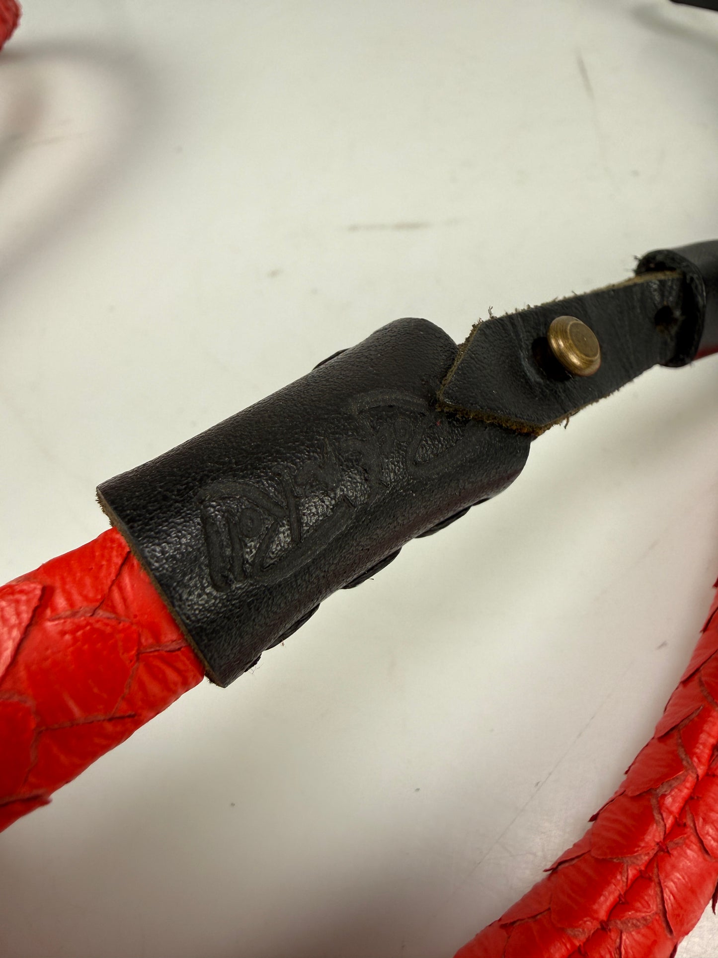 Rock N Roll Red leather Camera Strap For Leica M