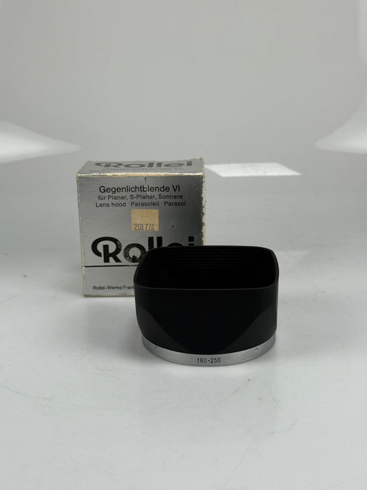 Rollei lens hood 80-250mm for Rolleiflex bayonet VI SL66 - lens hood MINT IN BOX