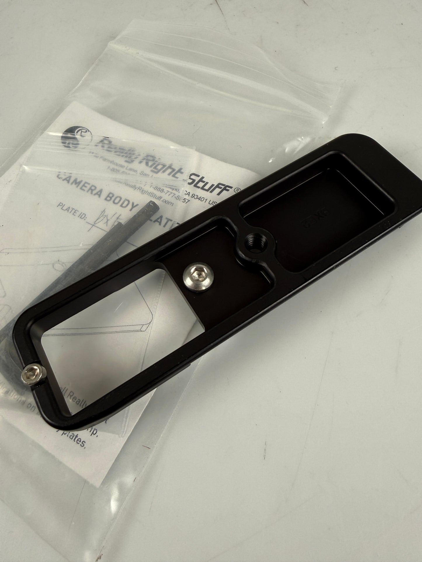 Really Right Stuff BXE2 Arca plate for Fuji XE2