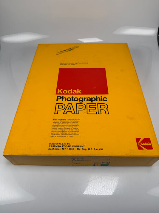Kodak Azo F2 B&W Paper - 11x14, 250 sheets, SEALED single weight