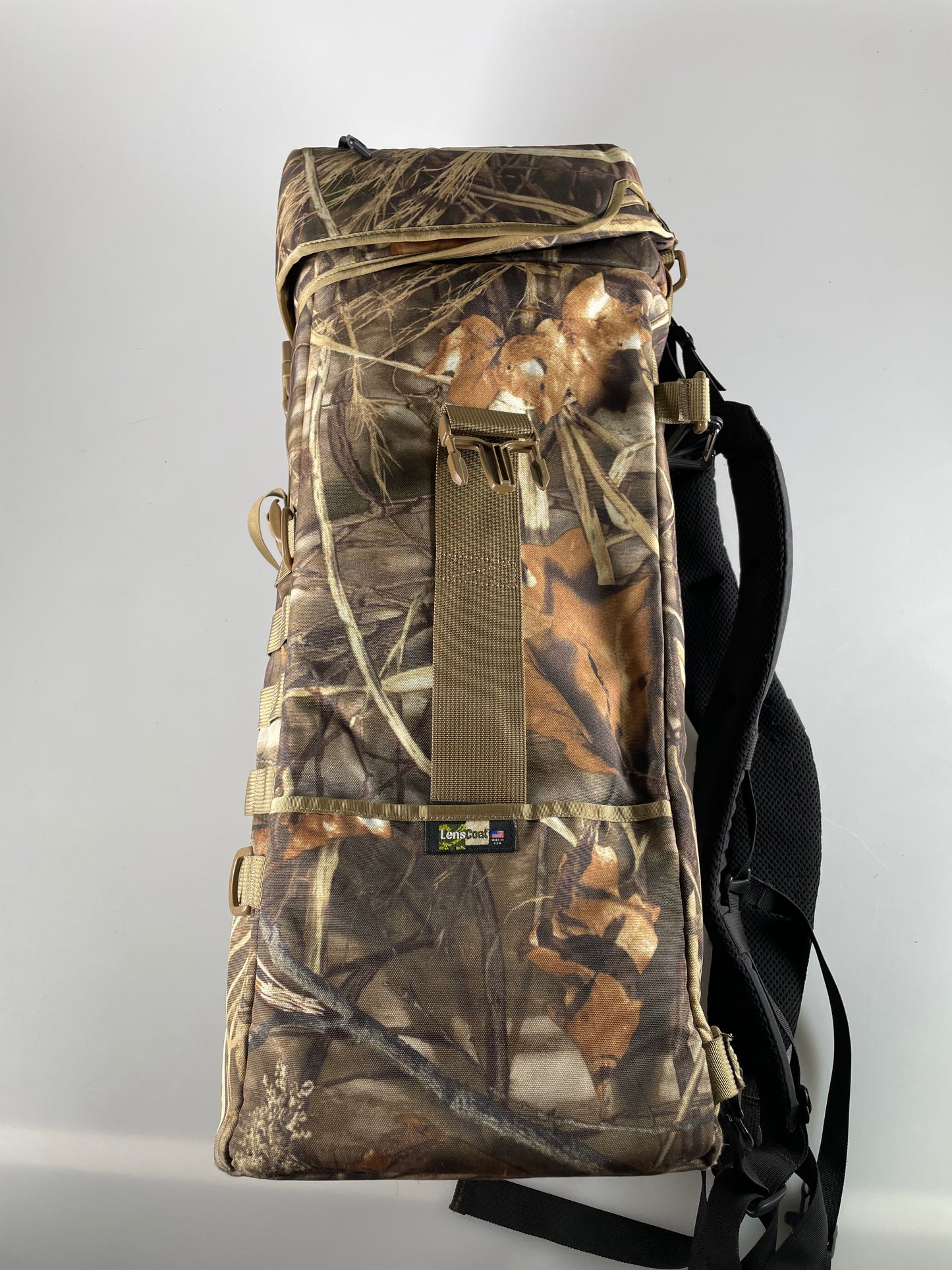 LensCoat Xpandable Long Lens Case/Backpack- RealTree camo