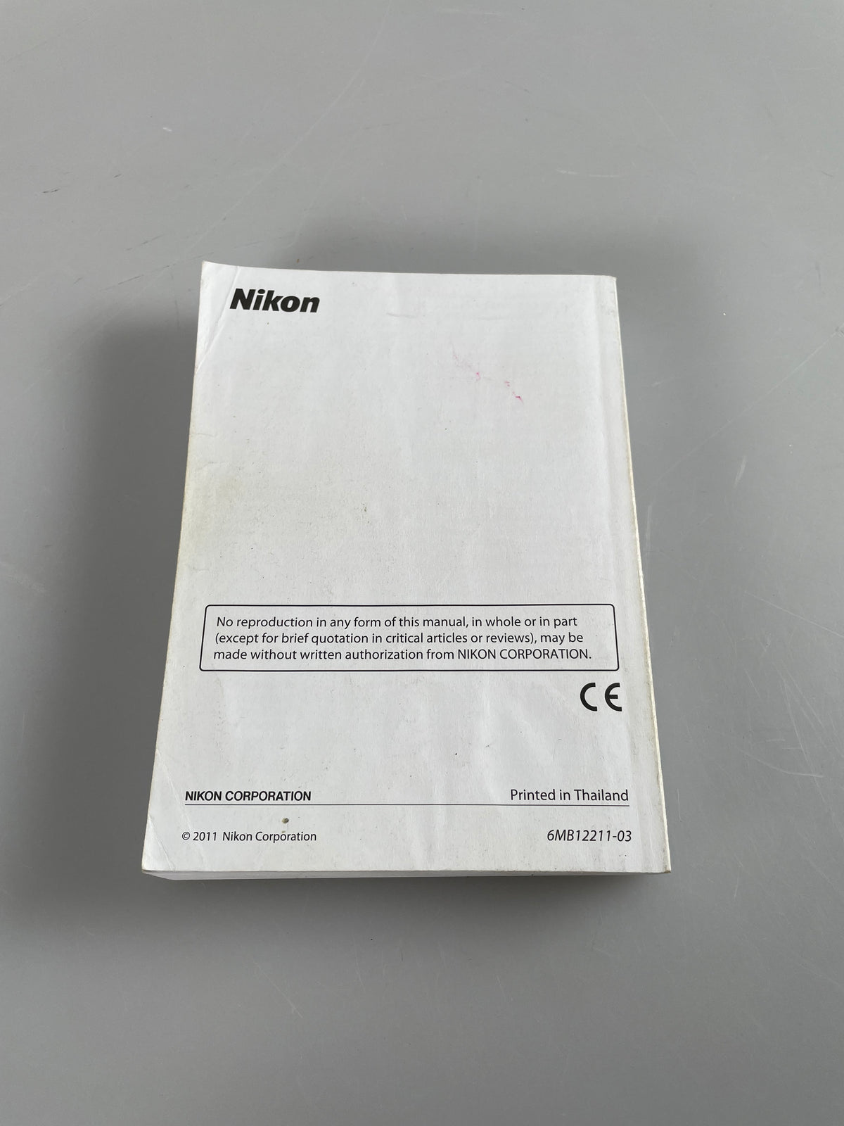 Nikon D800/D800E Digital Camera Instruction Manual English