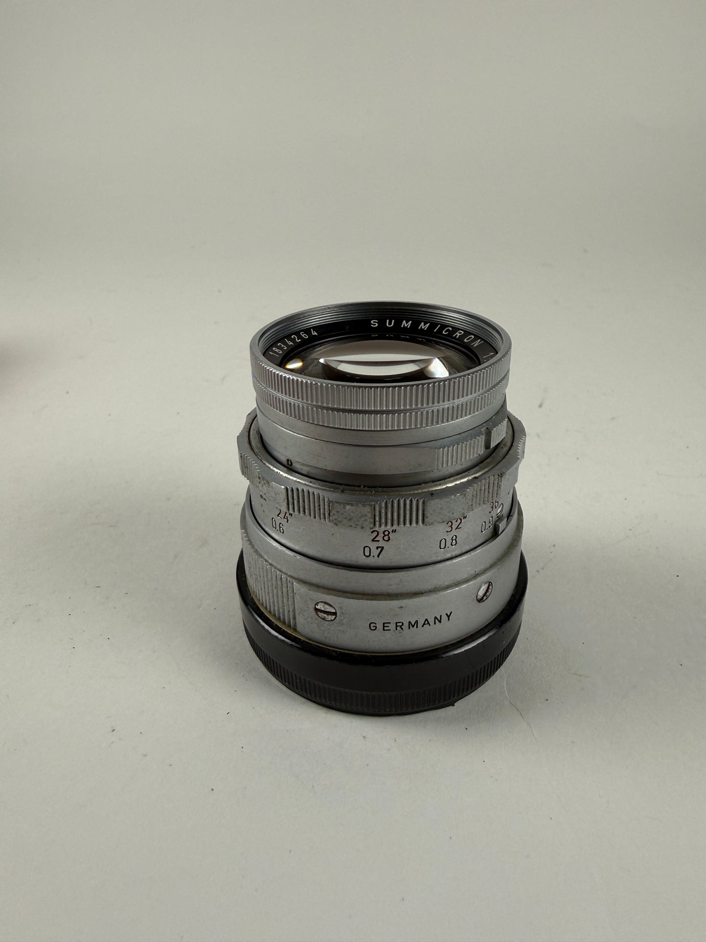 Leica Leitz Wetzlar Summicron-M 50mm F2 Dual Range DR f2 Lens Rigid