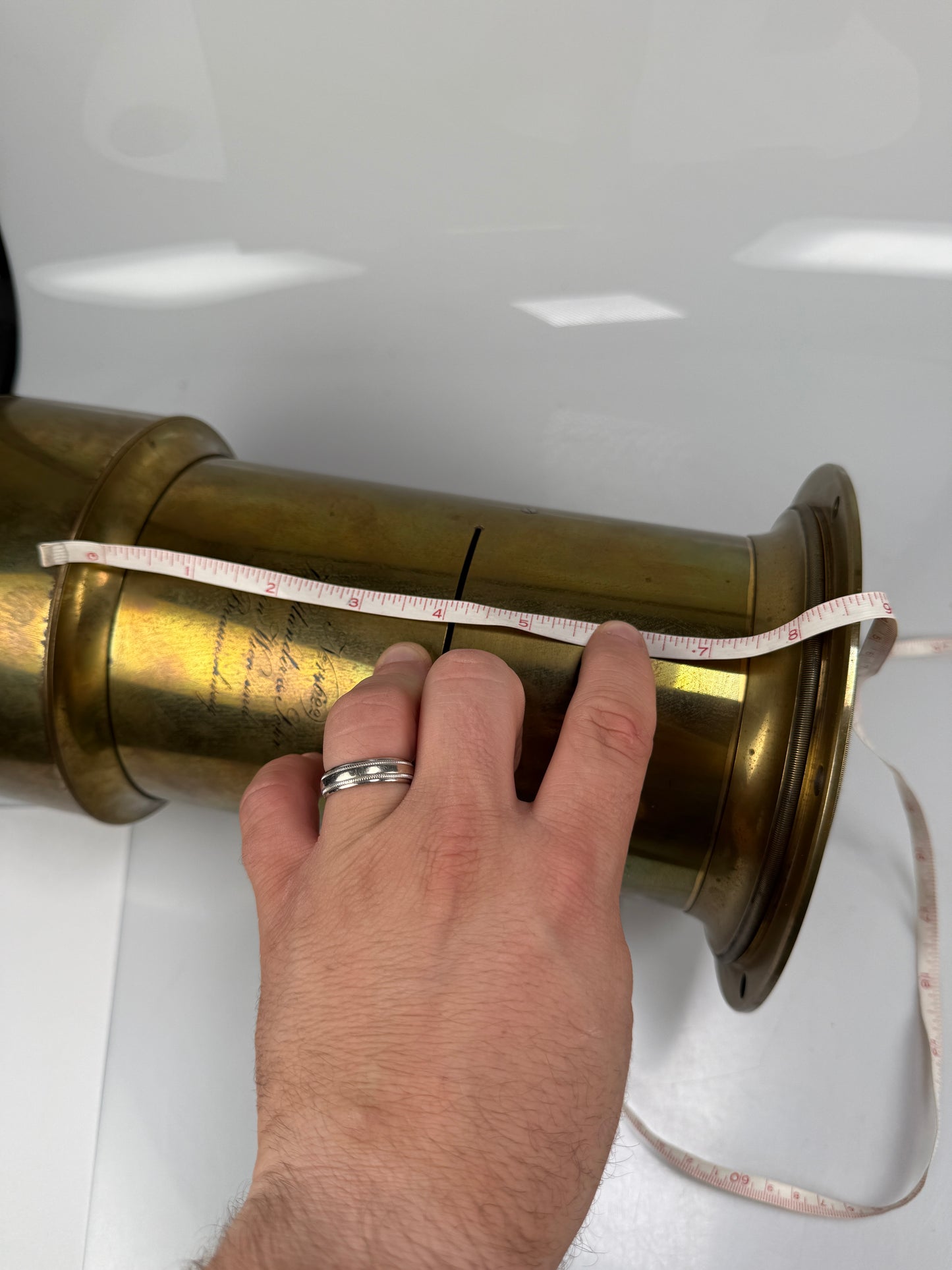 Voigtlander portrait lens vintage brass lens petzval large no 7