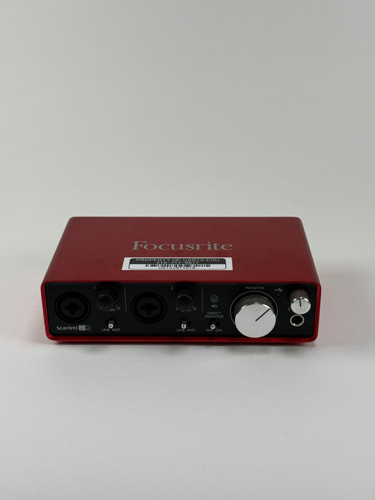 Focusrite Scarlett 2i2 (2nd Gen) USB Audio Interface Studio Recording