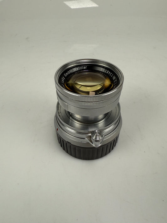 Leica 50mm f2 Summicron Radioactive M mount Rangefinder Lens
