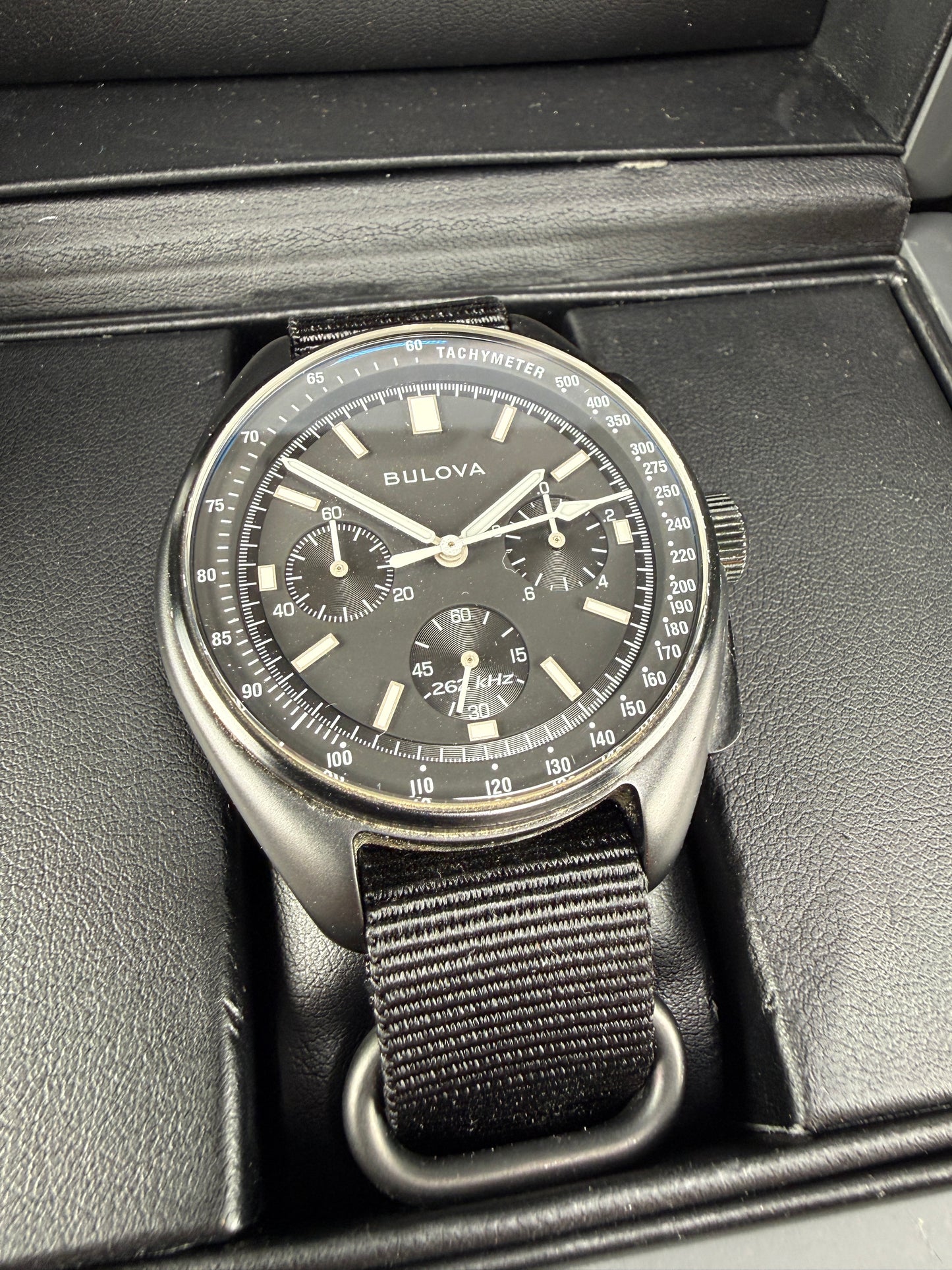 Bulova Apollo 15 July 26th 1971 Men’s Space Special Edition Watch 98A186