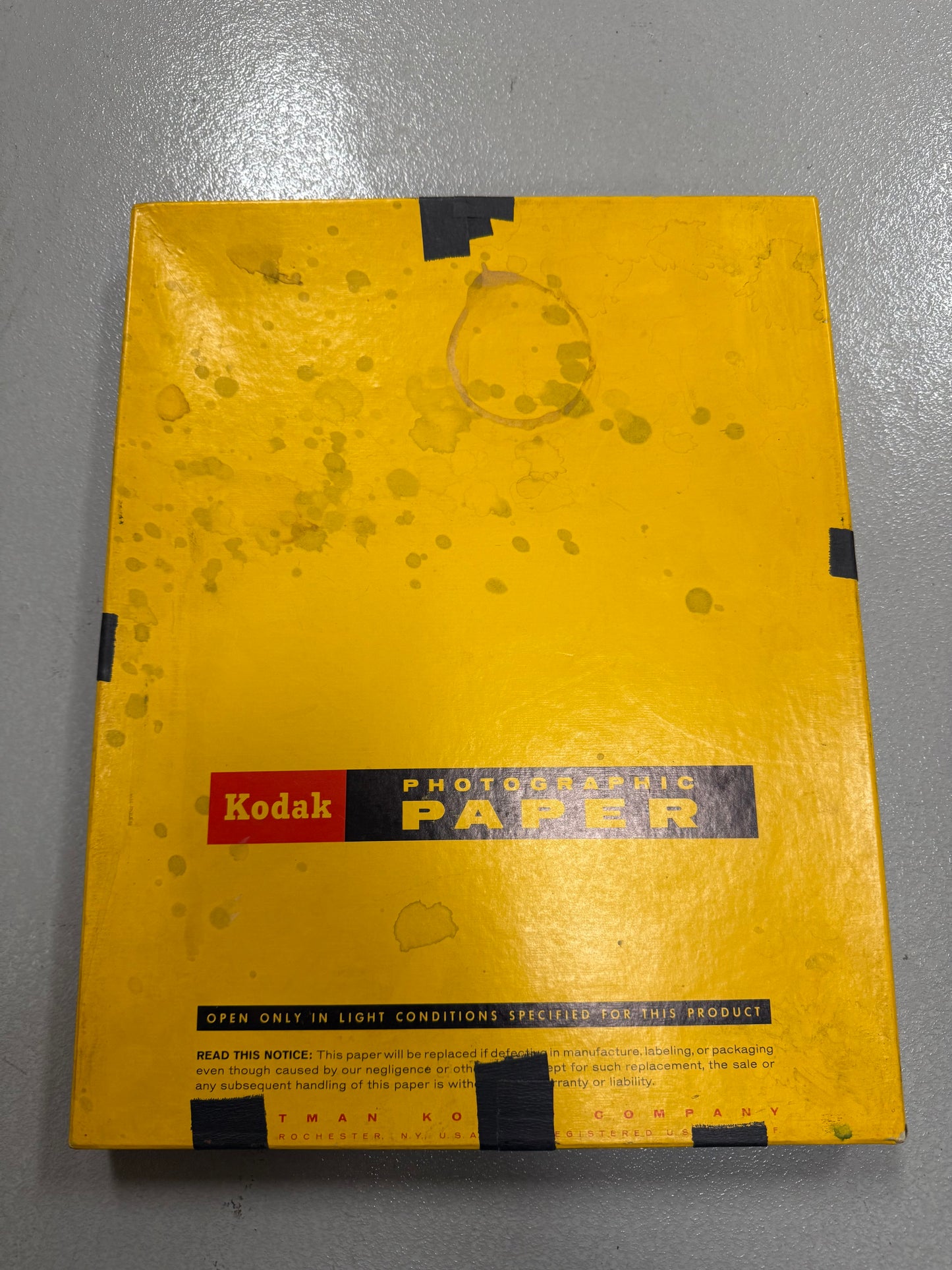 Kodak Ektalure K Photographic Paper - 11x14 1968