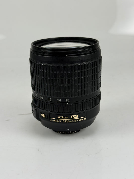 Nikon Nikkor AF-S 18-105mm f3.5-5.6 G ED DX VR Lens