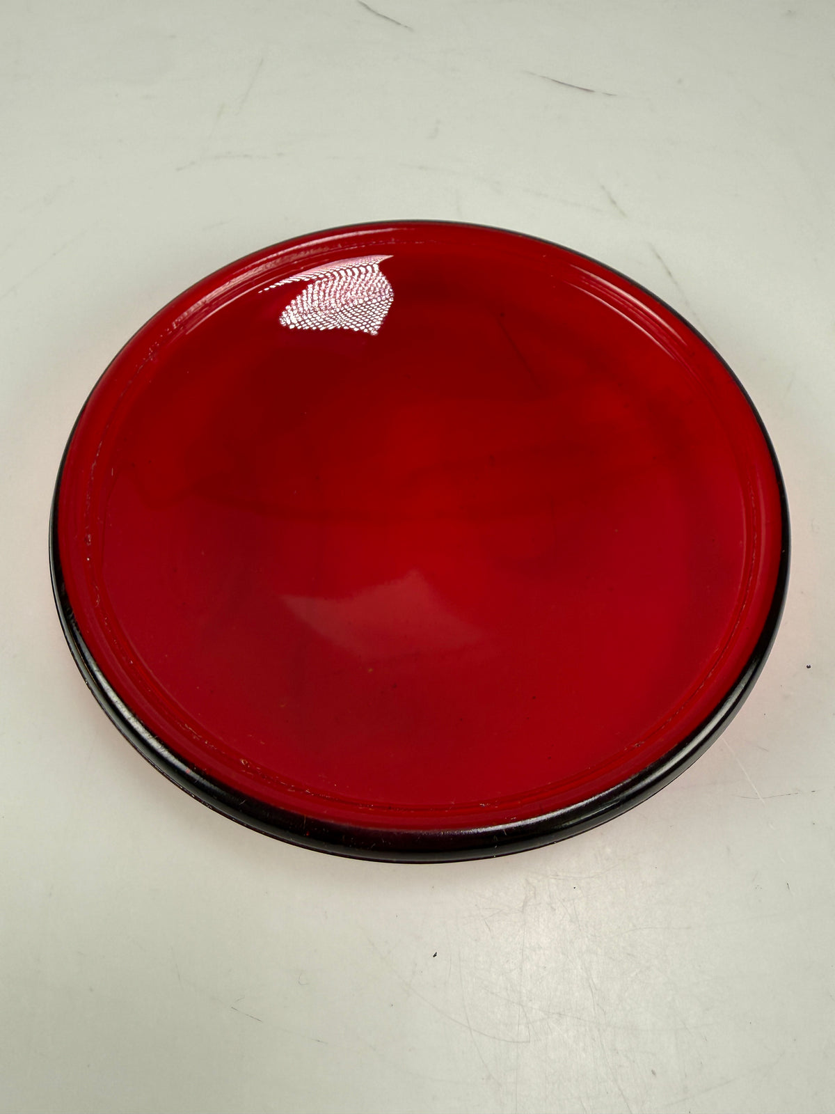 4 1/2 4.5" Red Glass Railroad Lantern Lens TRAFFIC/LAMP /SIGNAL LENS