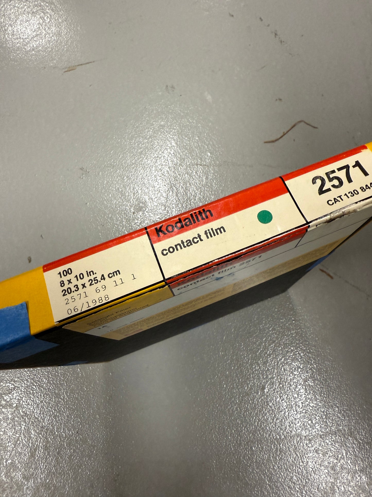 Kodak graphic arts kodalith contact 2571 sheets 8x10 32 sheets