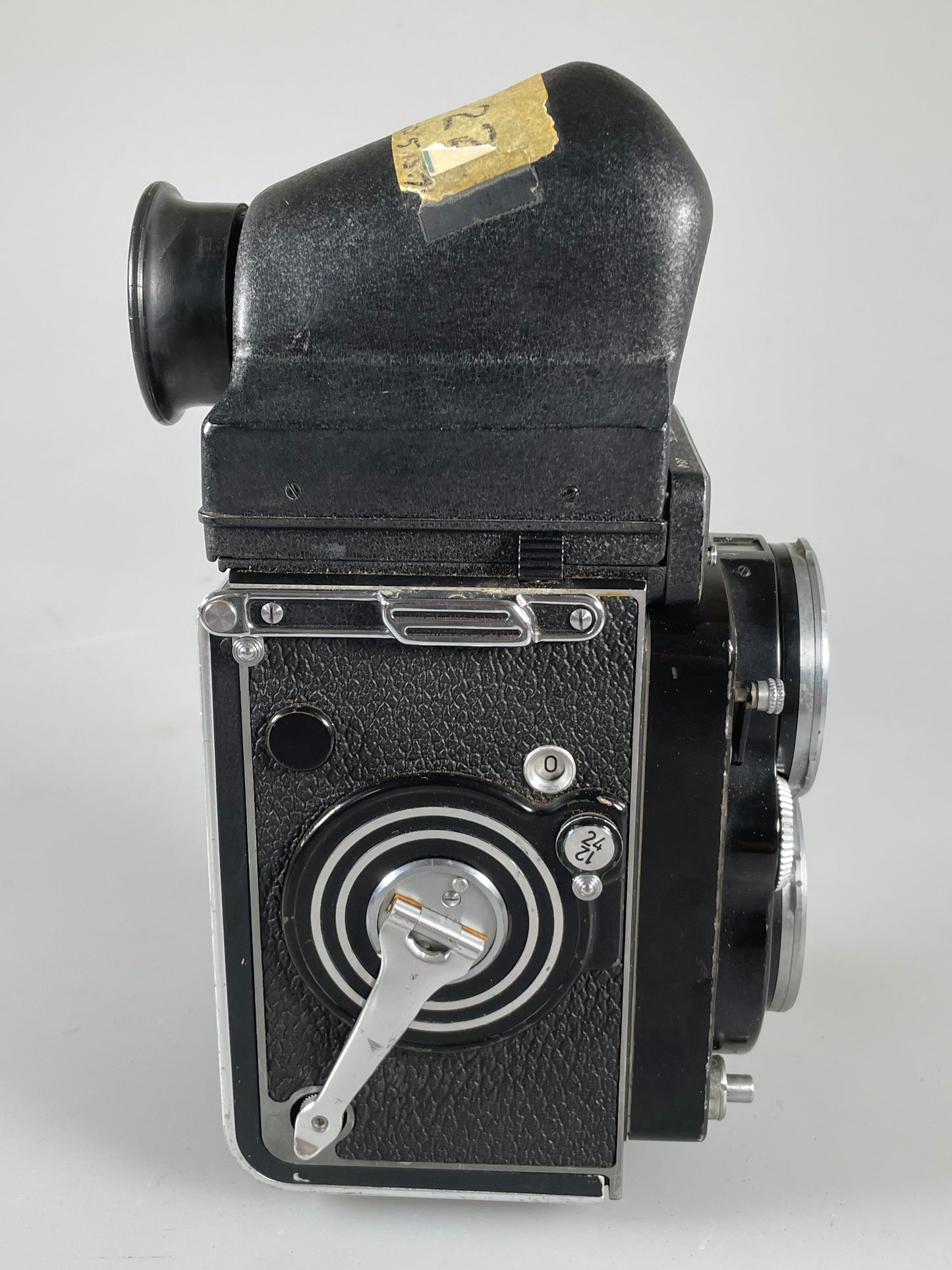 Rolleiflex 2.8F 12/24 TLR Camera w/ Planar 80mm f2.8 and prism