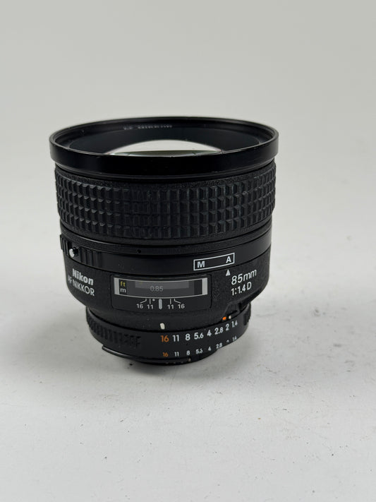 Nikon Nikkor AF 85mm f1.4 D Portrait Prime IF Lens