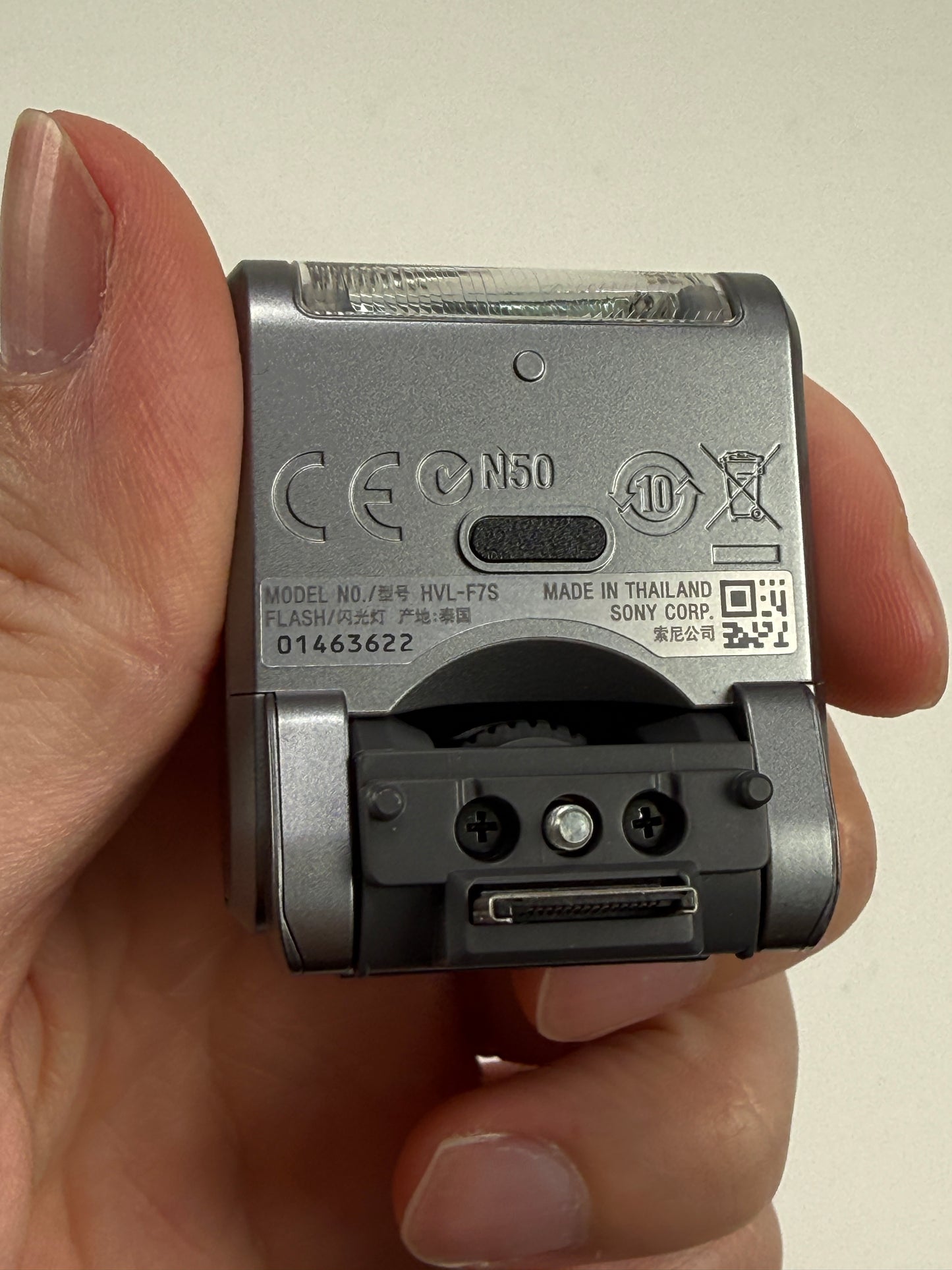 Sony HVL-F7S Shoe Mount Flash WORKING  for NEX-3 NEX-5 NEX-C3 NEX-5N NEX-5T