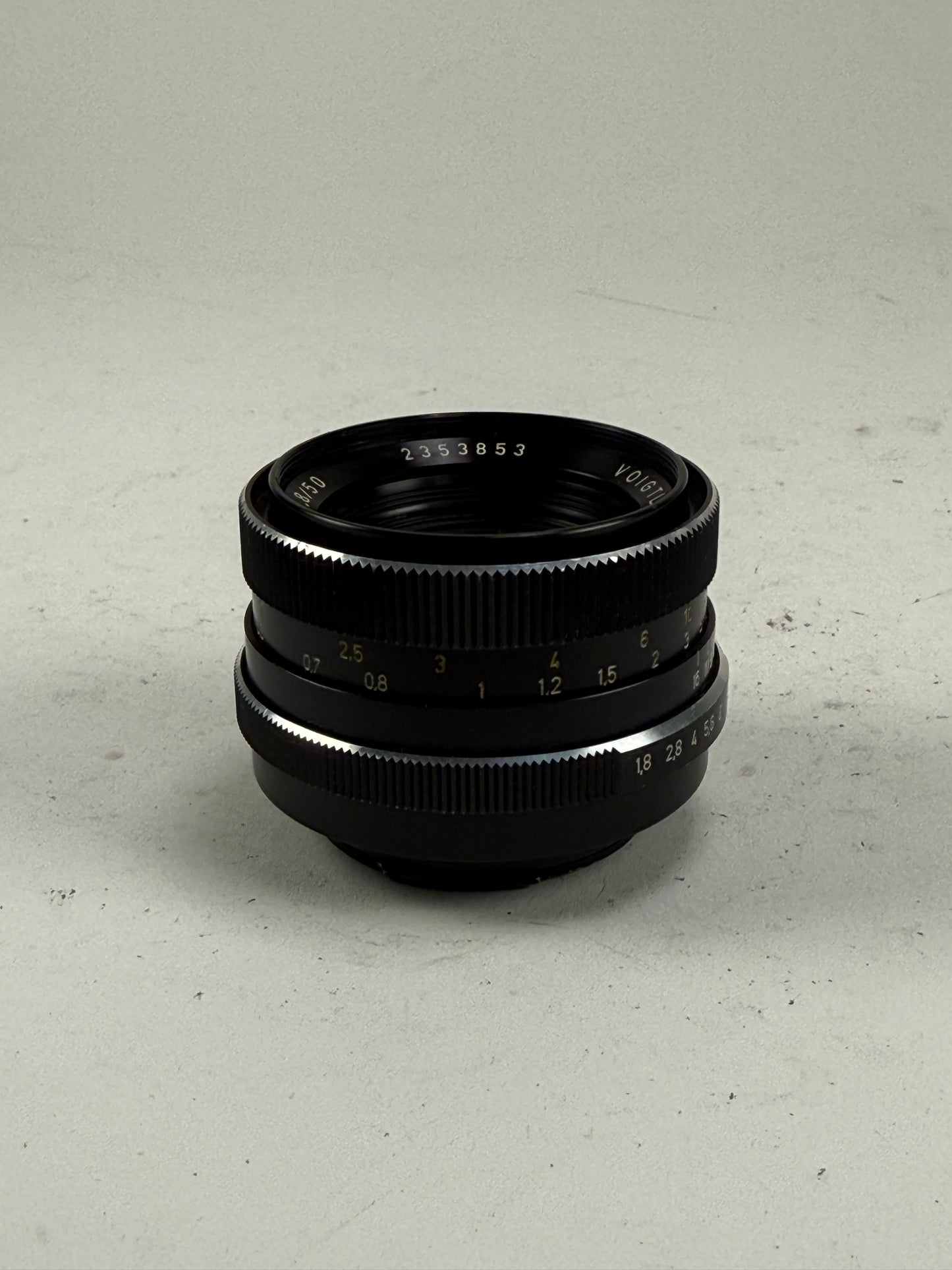 Voigtlander Color-Ultron 50mm f1.8 Rollei QBM Mount lens