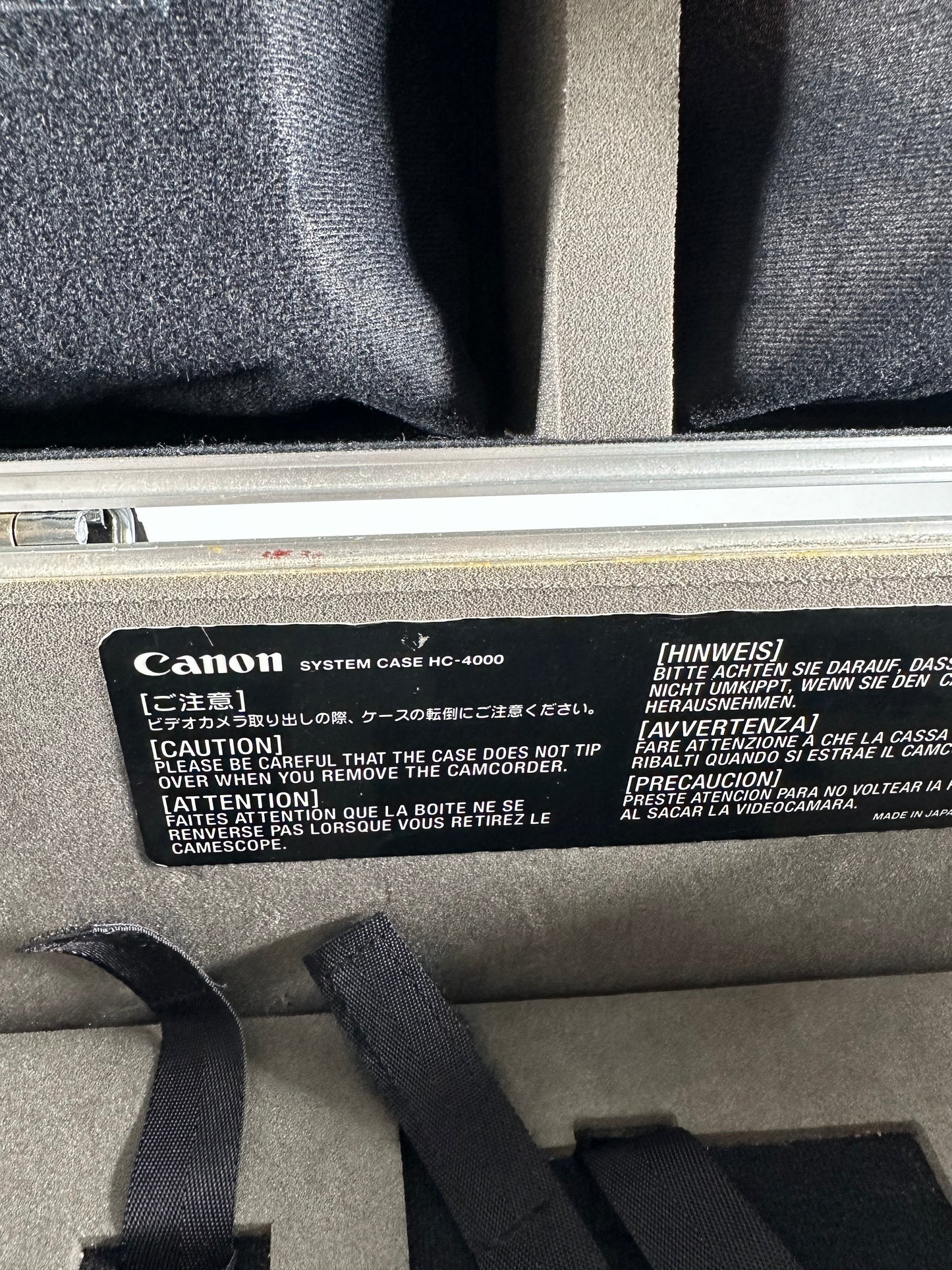 Canon Aluminum Hard Case HC-4000