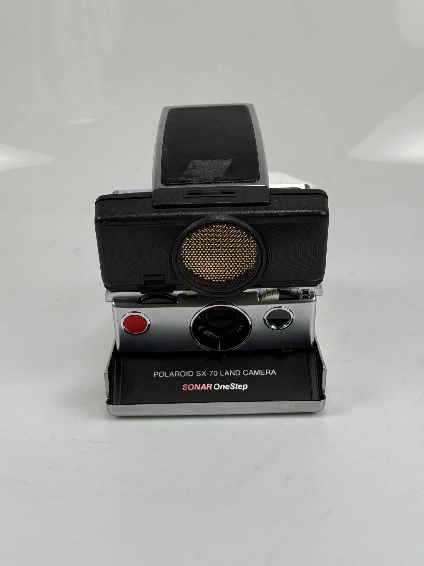 Polaroid SX-70 Land Camera Sonar One-Step Autofocus Instant Camera Black