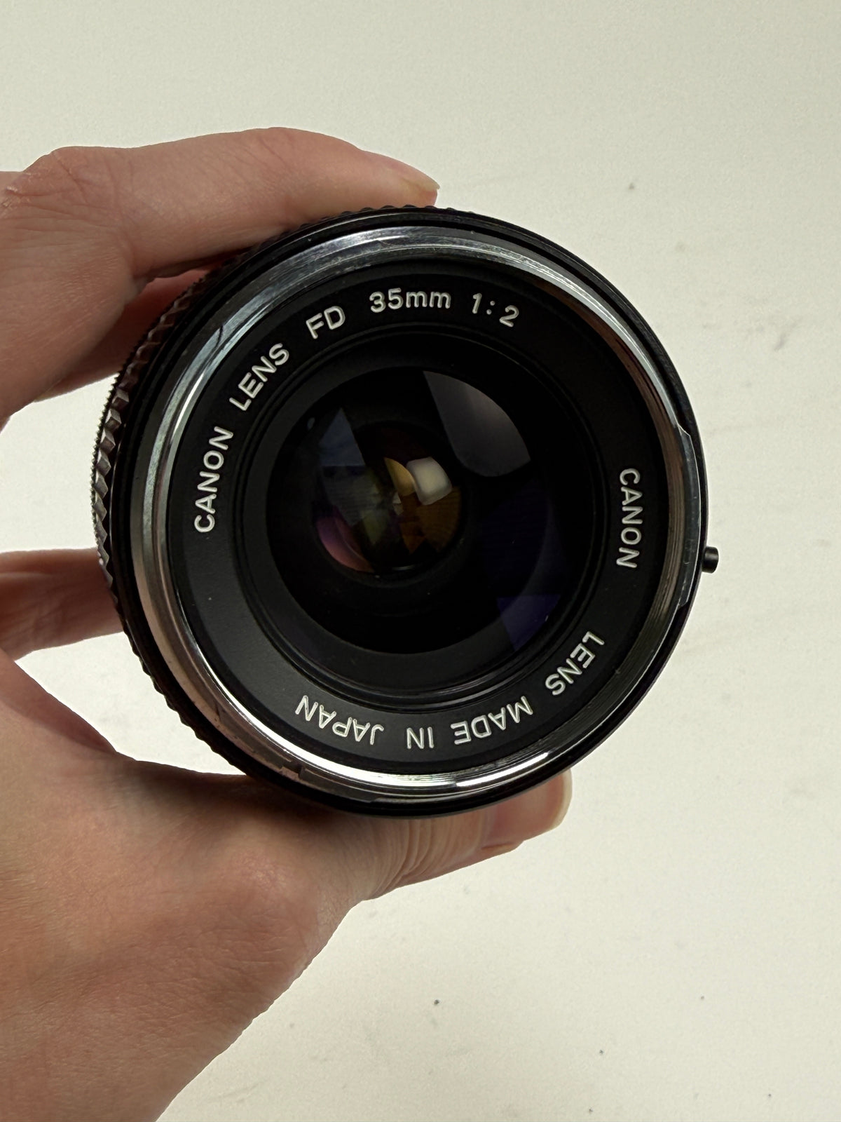 RARE "O" CONCAVE Canon FD 35mm f2 SSC Wide Angle MF Lens