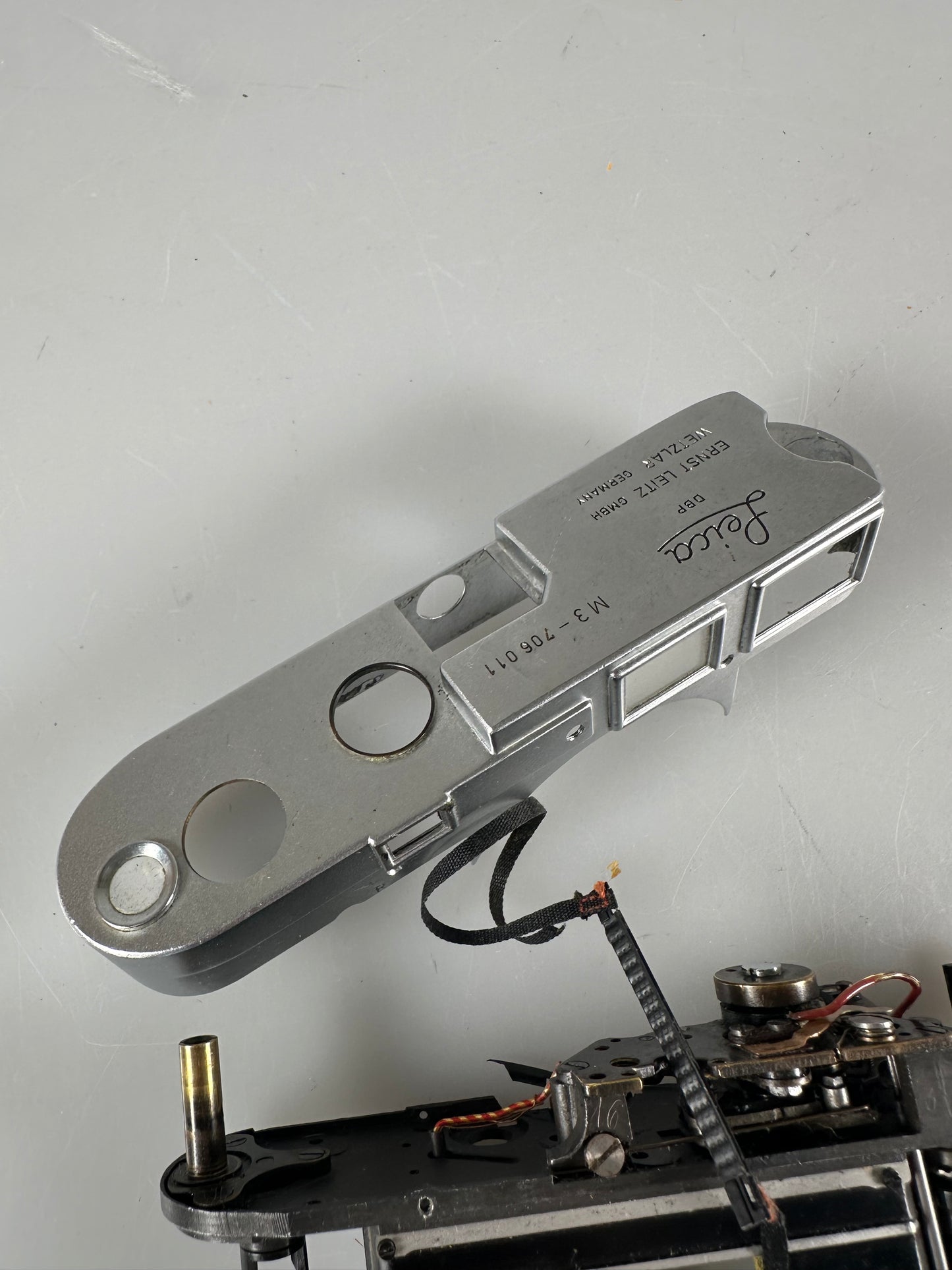 Leica M3 OEM First Batch top plate and chassis for Early M3 Parts 706xxx