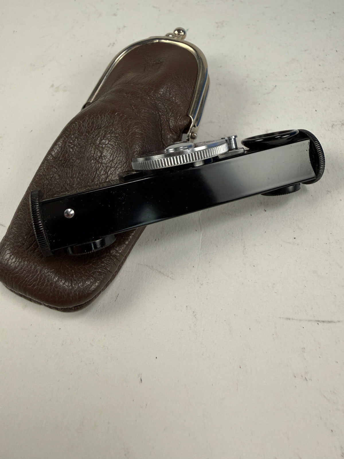 Leica Black paint & Chrome FOKOS Rangefinder with case