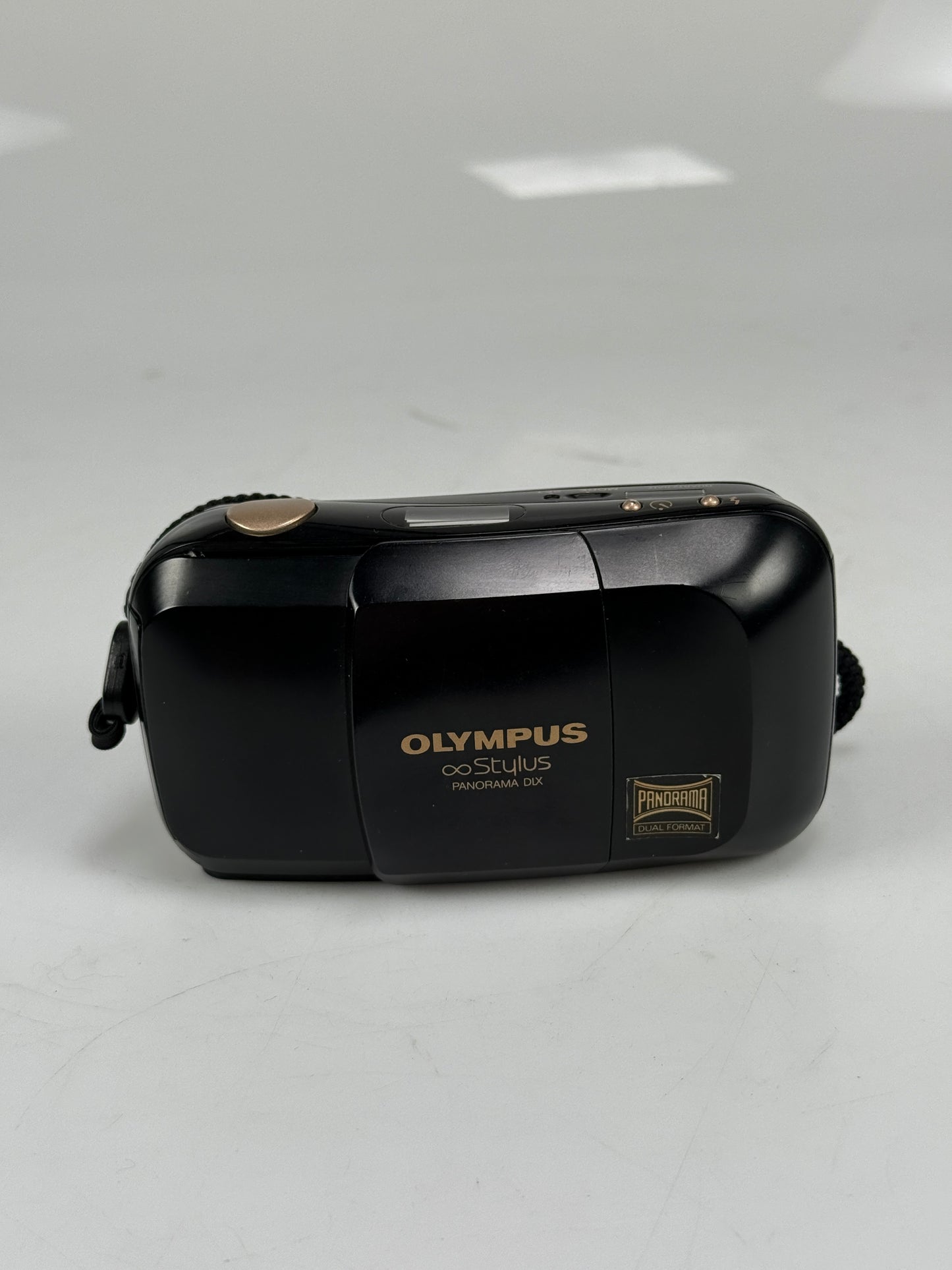 Olympus Stylus Epic DLX Panoramic 35mm point and shoot p&s film camera 35mm f3.5 Black