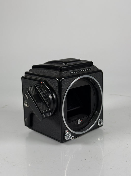 HASSELBLAD 500CM 500C/M CAMERA Body waist level WLF black and crank