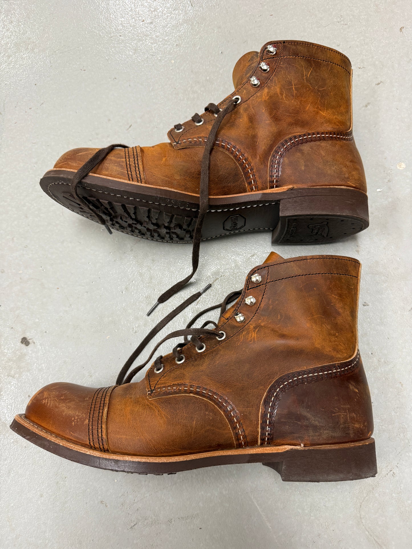Redwing Shoes Iron Ranger Heritage 8085 Men's Brown Size 10.5D