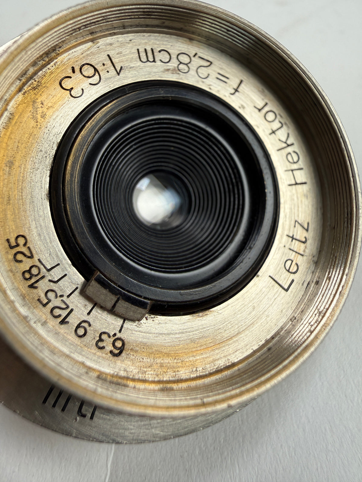 Leica leitz 2.8cm 28mm Hektor Nickle LENS ltm m39 RARE 1st batch