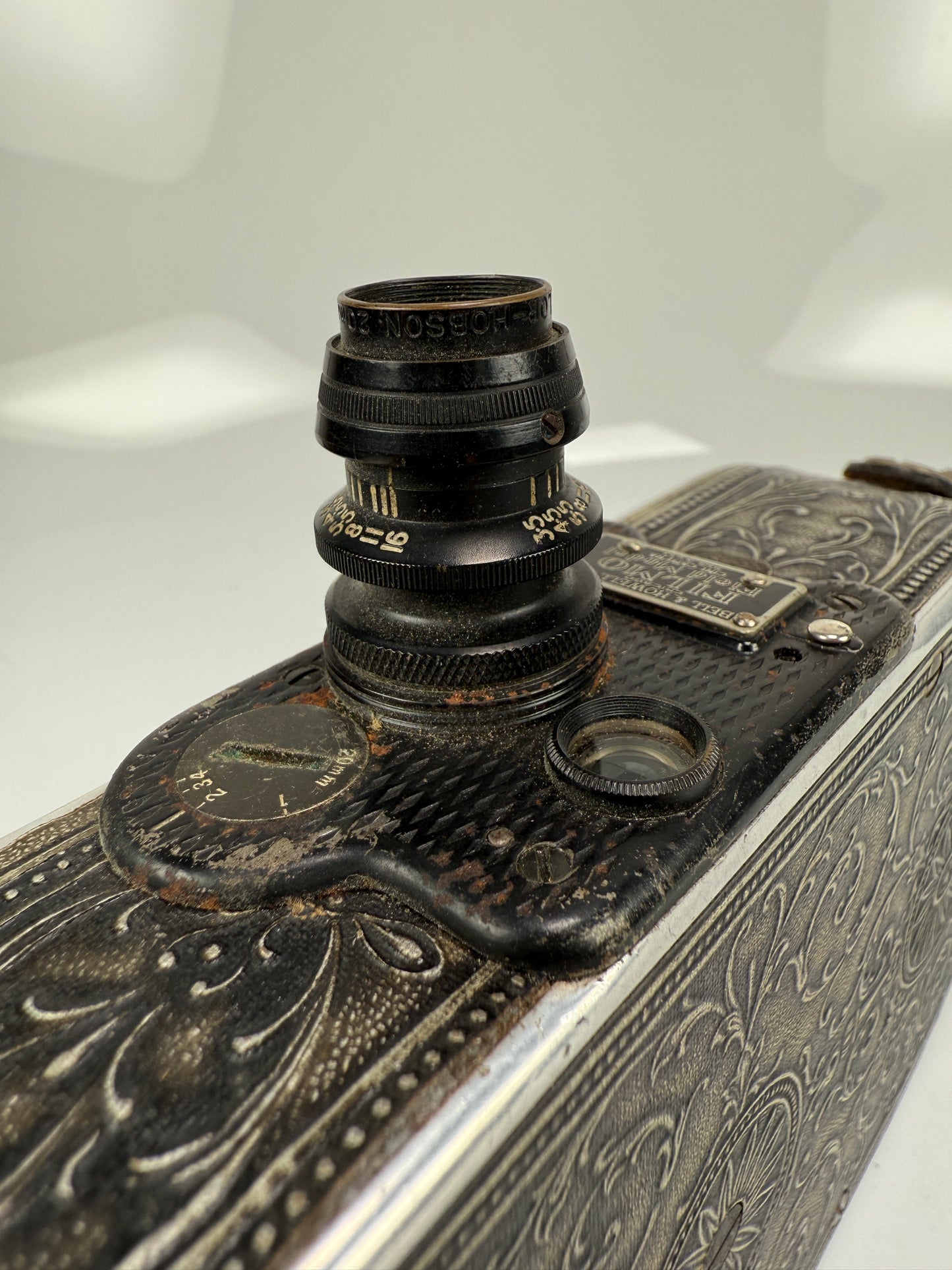 Bell & Howell Filmo Field Model Cine Camera with Taylor Hobson 20mm lens