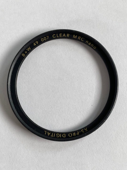 B+W 49mm 007 UV Clear MRC Lens Filter Nano