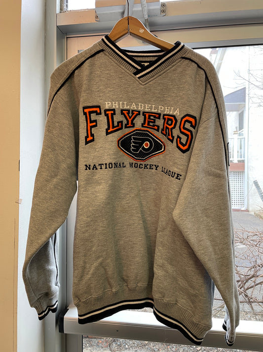 Vintage Flyers Lee Sport Sweatshirt Made In USA Crewneck NHL Large